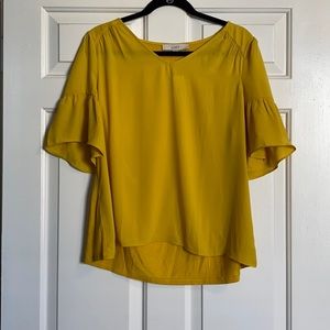 Loft peplum sleeve top
